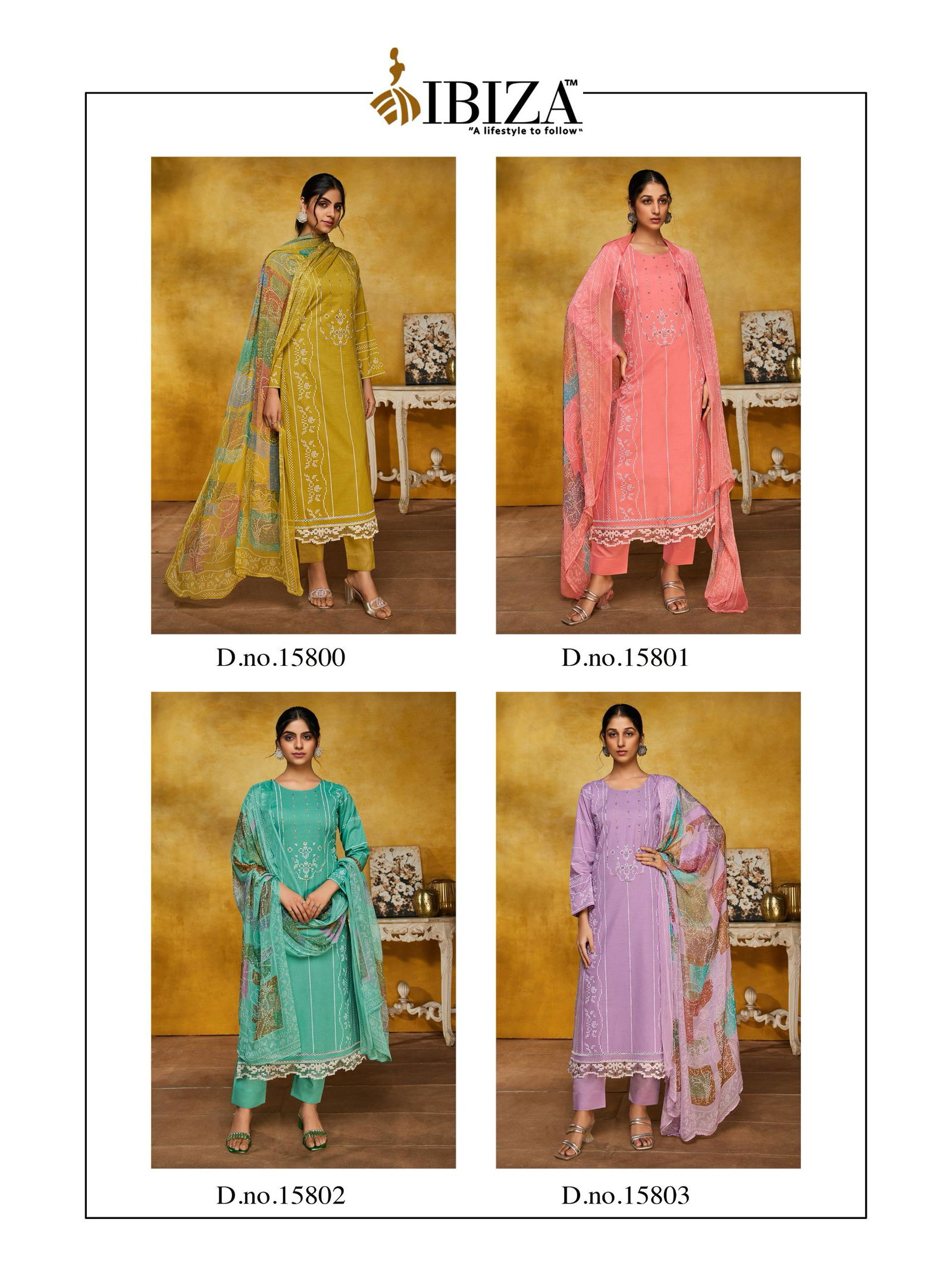 Glamlook By Ibiza Camric Cotton Printed Designer Salwar Kameez Orders In India